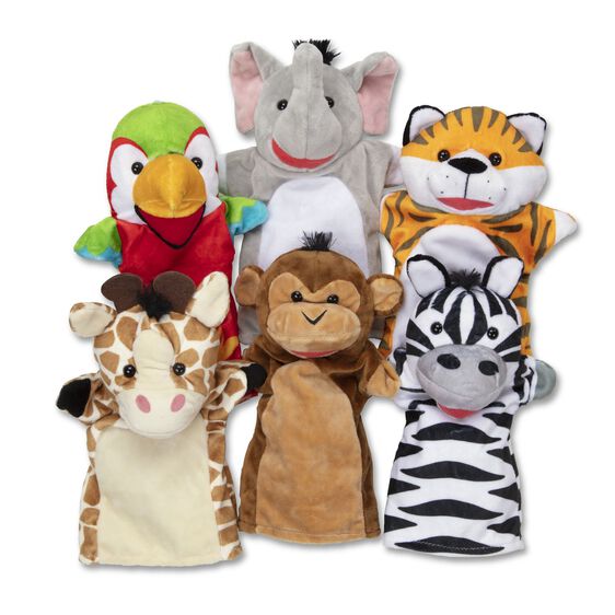 Safari Buddies Hand Puppets  2y+