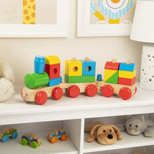 Load image into Gallery viewer, Jumbo Wooden Stacking Train - Classic
