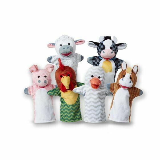 Barn Buddies Hand Puppets (6 Pc) / Ages 2+