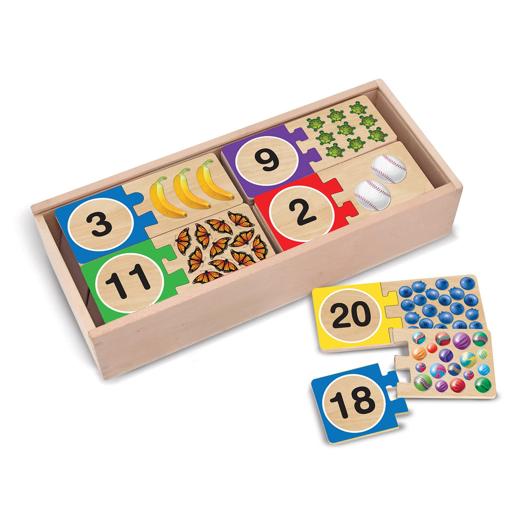 Self-Correcting 1-20 Number Puzzle